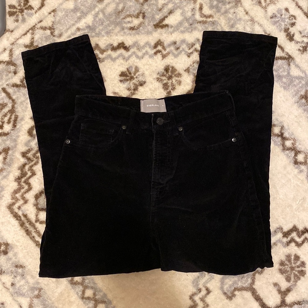 Everlane black corduroy pants